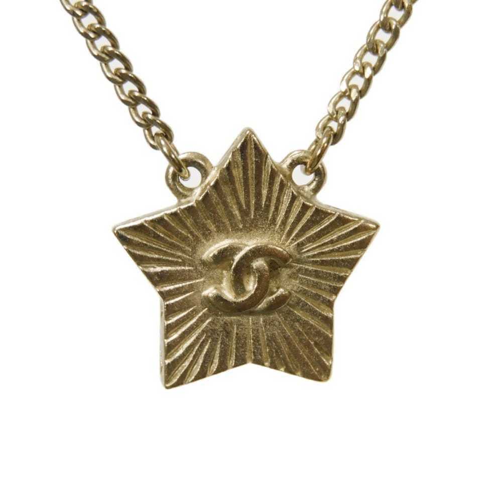 CHANEL Gold Logo Necklace - Picture 4 of 11